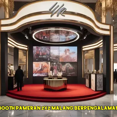 booth pameran 2x2 malang berpengalaman